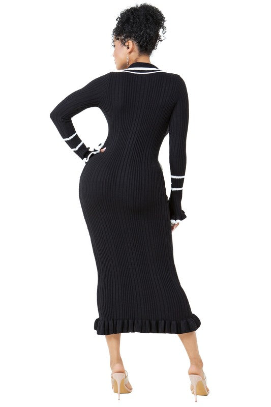 Pretti Bawse Long Maxi Knit Dress